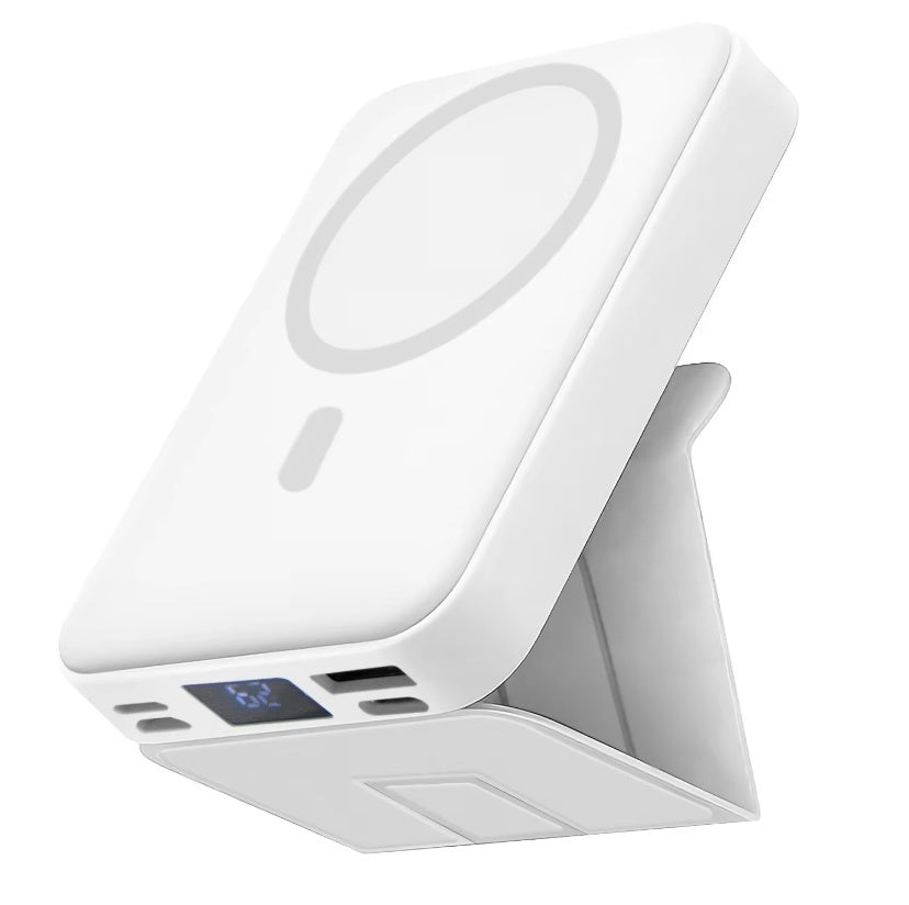 Power Bank Magnetic Portable Wireless FastCharger 10000mAh Type - C Cable LEDDisplay 22.5W PD Fast Charging LightingMag-Safe Battery Pack For IPhone