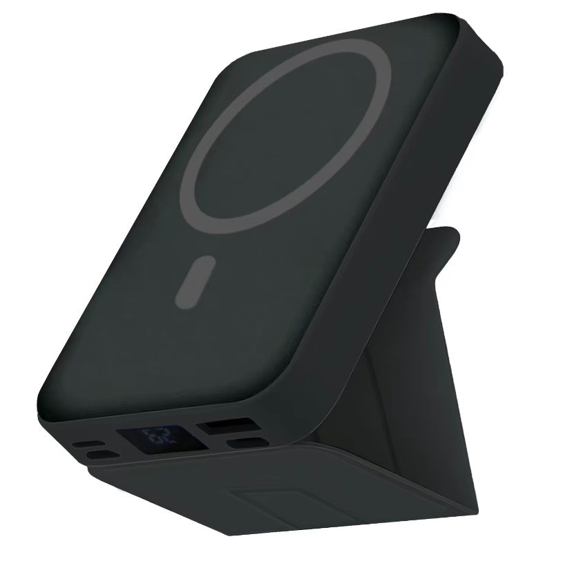 Power Bank Magnetic Portable Wireless FastCharger 10000mAh Type - C Cable LEDDisplay 22.5W PD Fast Charging LightingMag-Safe Battery Pack For IPhone